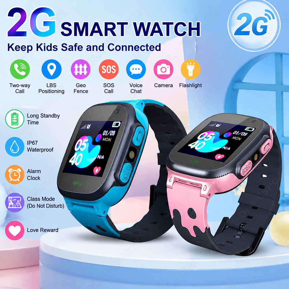 Smartwatch Watches Gift For Boys - Jam Tangan Pintar Anak Baru Layar