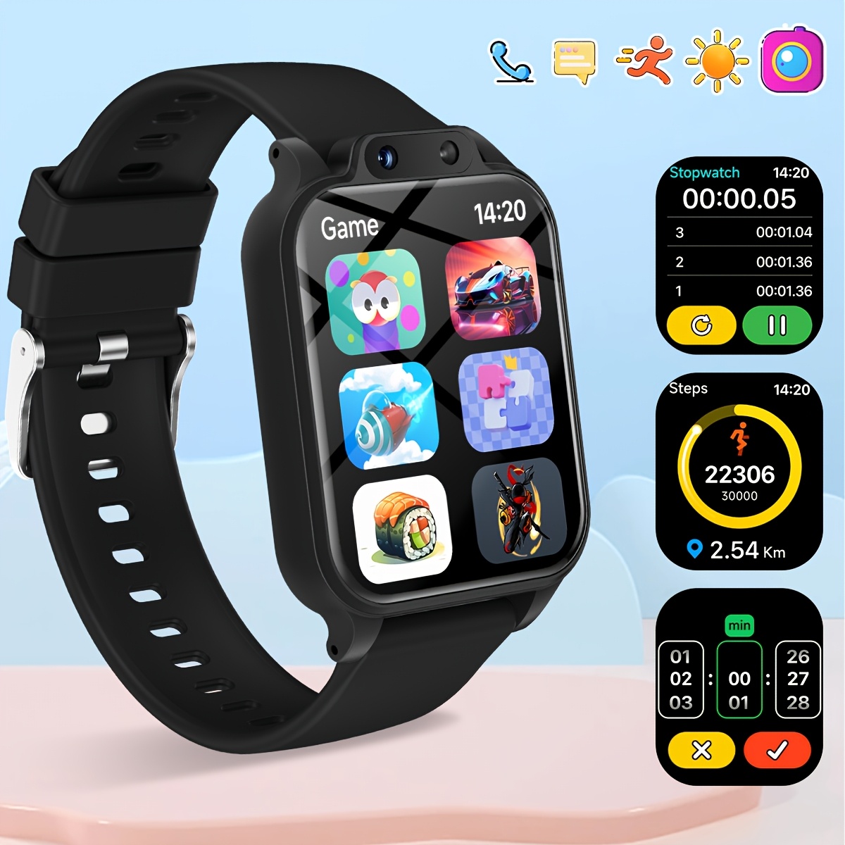 Smartwatch Watches For Boys - Jam Tangan Pintar Anak dengan 18