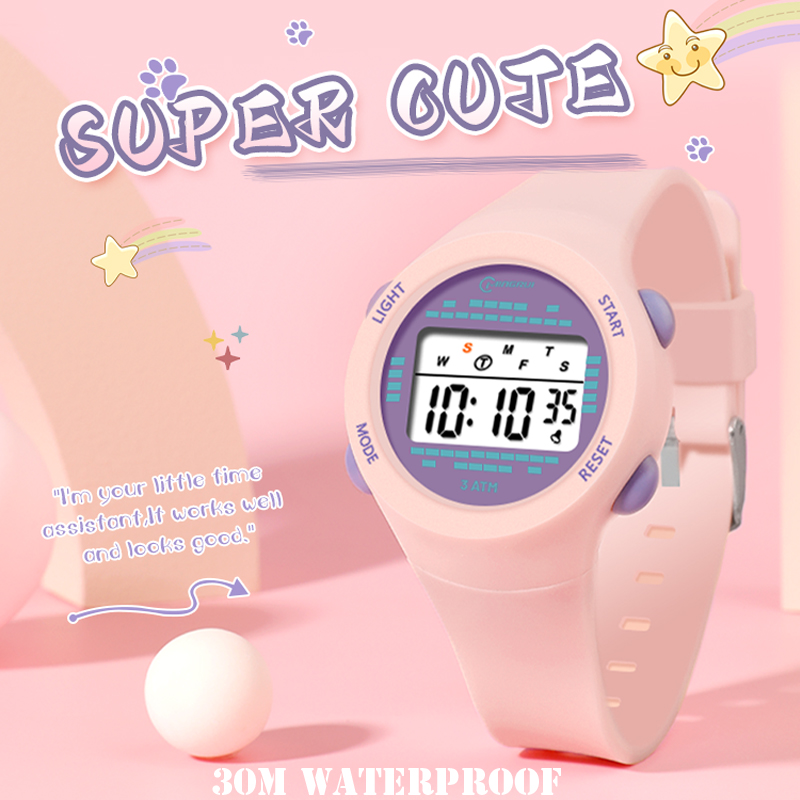 Smartwatch Digital Watches For Girls - Jam tangan anak elektronik, jam tangan