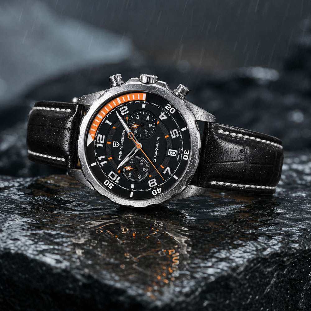 Anti-Magnetic Watch - PAGANI DESIGN Jam Tangan Pria Kulit