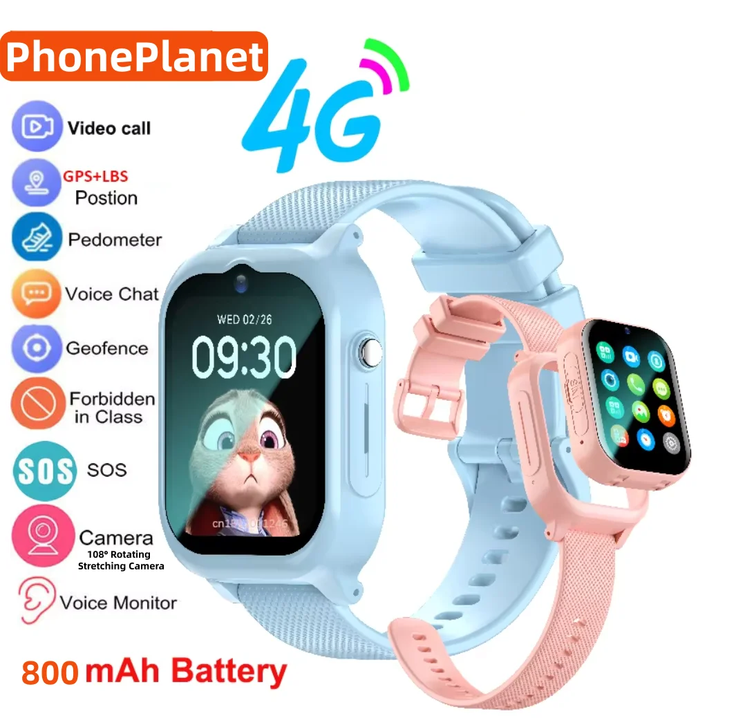 Smartwatch Watches For Boys - Jam Tangan Pintar Anak 4G dengan