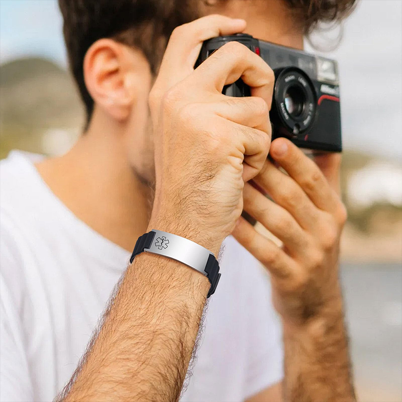Gelang ID Medis Kustom untuk P - Smartwatch Sports Watches For Men ulasan dan harga
