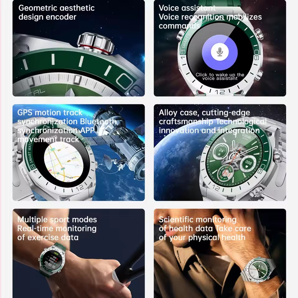Diskon Besar Jam Tangan Pintar - Smartwatch Watches For Men With Gps ulasan dan harga