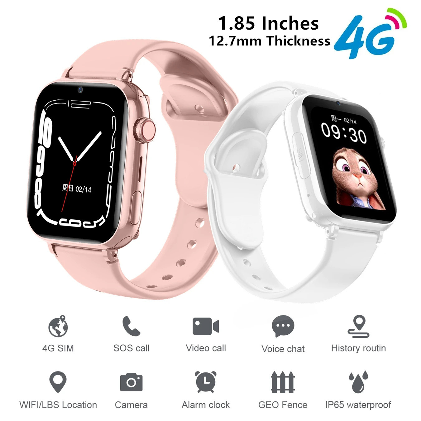 Jam tangan pintar anak, panggi - Smartwatch Digital Watches For Girls ulasan dan harga