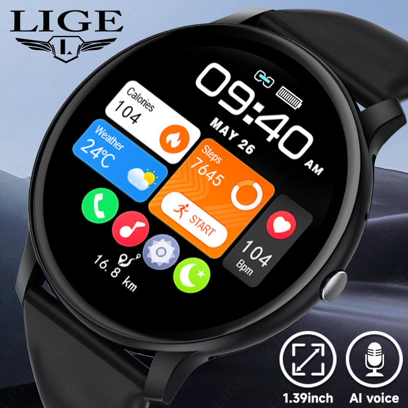 LIGE Jam Tangan Pintar Wanita  - Smartwatch Latest Watches For Women ulasan dan harga