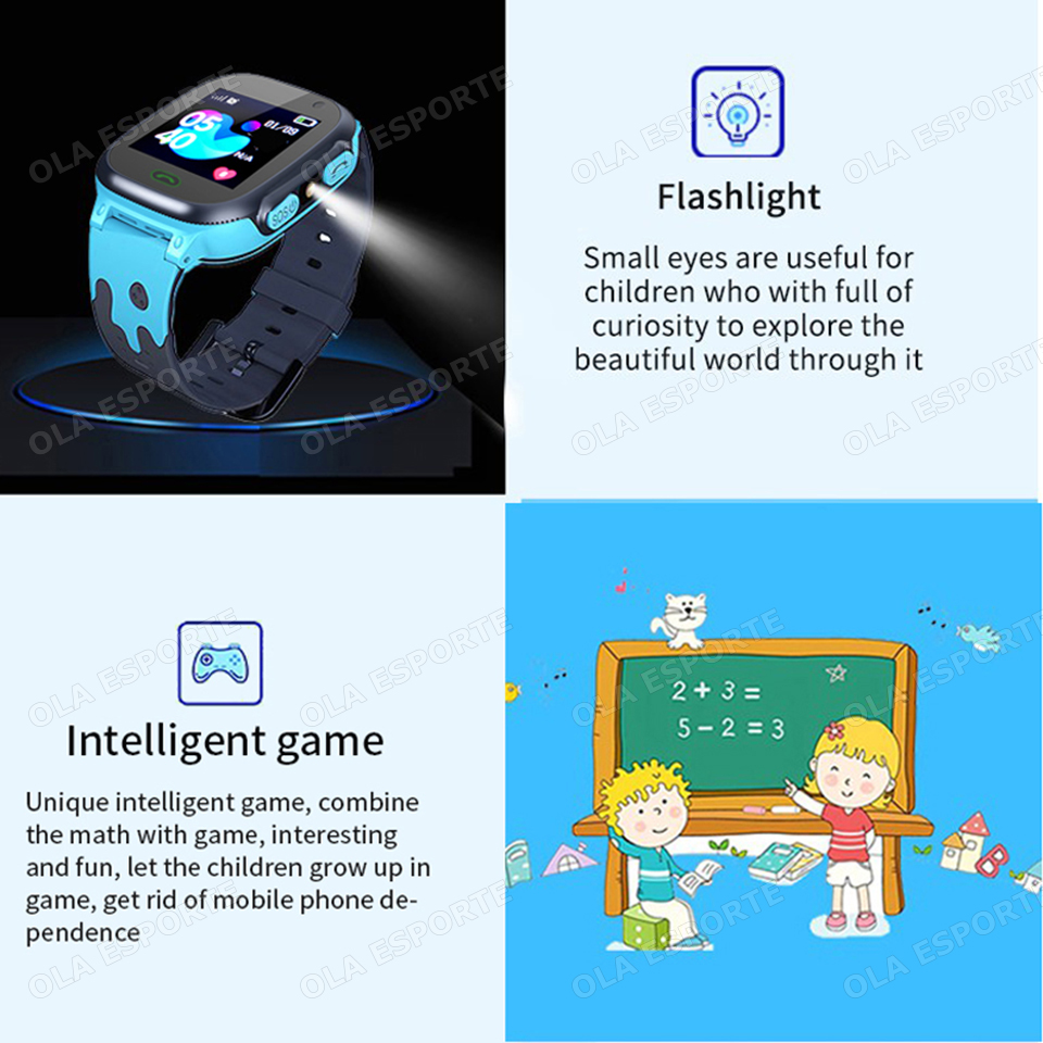 Jam Tangan Pintar Anak Baru La - Smartwatch Watches Gift For Boys ulasan dan harga