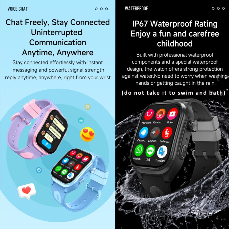 Jam Tangan Pintar Anak 4G deng - Smartwatch Watches For Boys ulasan dan harga