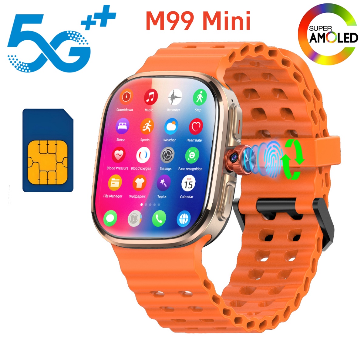 Jam Tangan Pintar M99 Mini 5G  - Smartwatch Nothing Watches ulasan dan harga