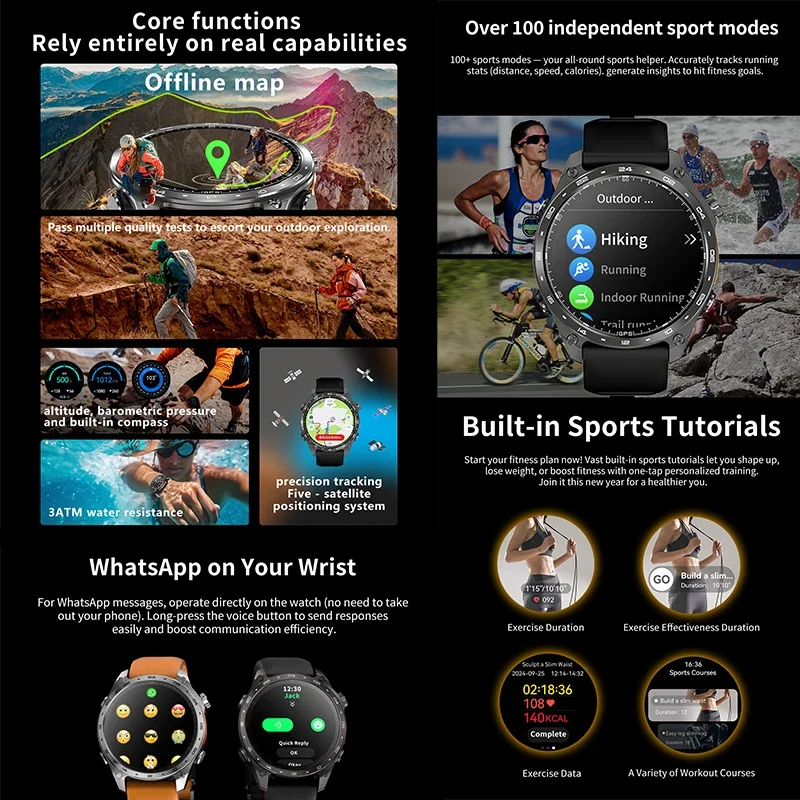 Jam Tangan Pintar Pria Terbaru - Smartwatch Watches For Men With Gps ulasan dan harga