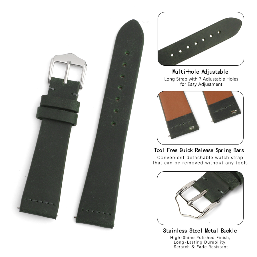 Tali Jam Tangan Kulit Asli Vin - Omega Watches Smartwatch ulasan dan harga