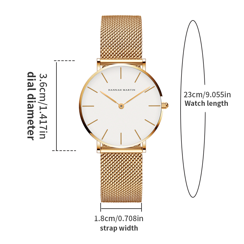Jam Tangan Wanita Hannah Marti - Anti-Magnetic Watch ulasan dan harga