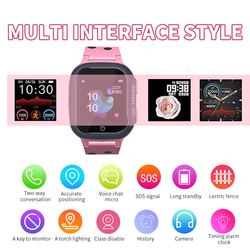 Jam Tangan Pintar Anak Jam Tan - Smartwatch Digital Watches For Girls ulasan dan harga