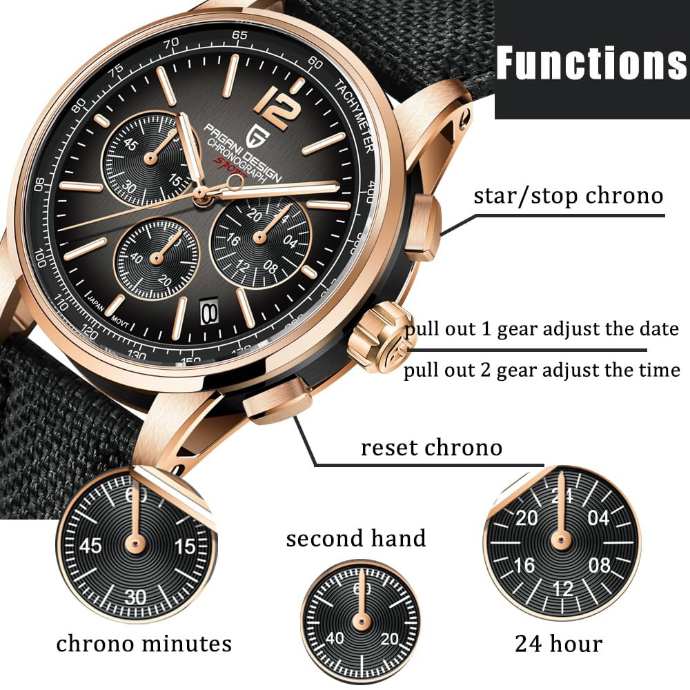 PAGANI DESIGN Jam Tangan Pria  - Anti-Magnetic Watch ulasan dan harga