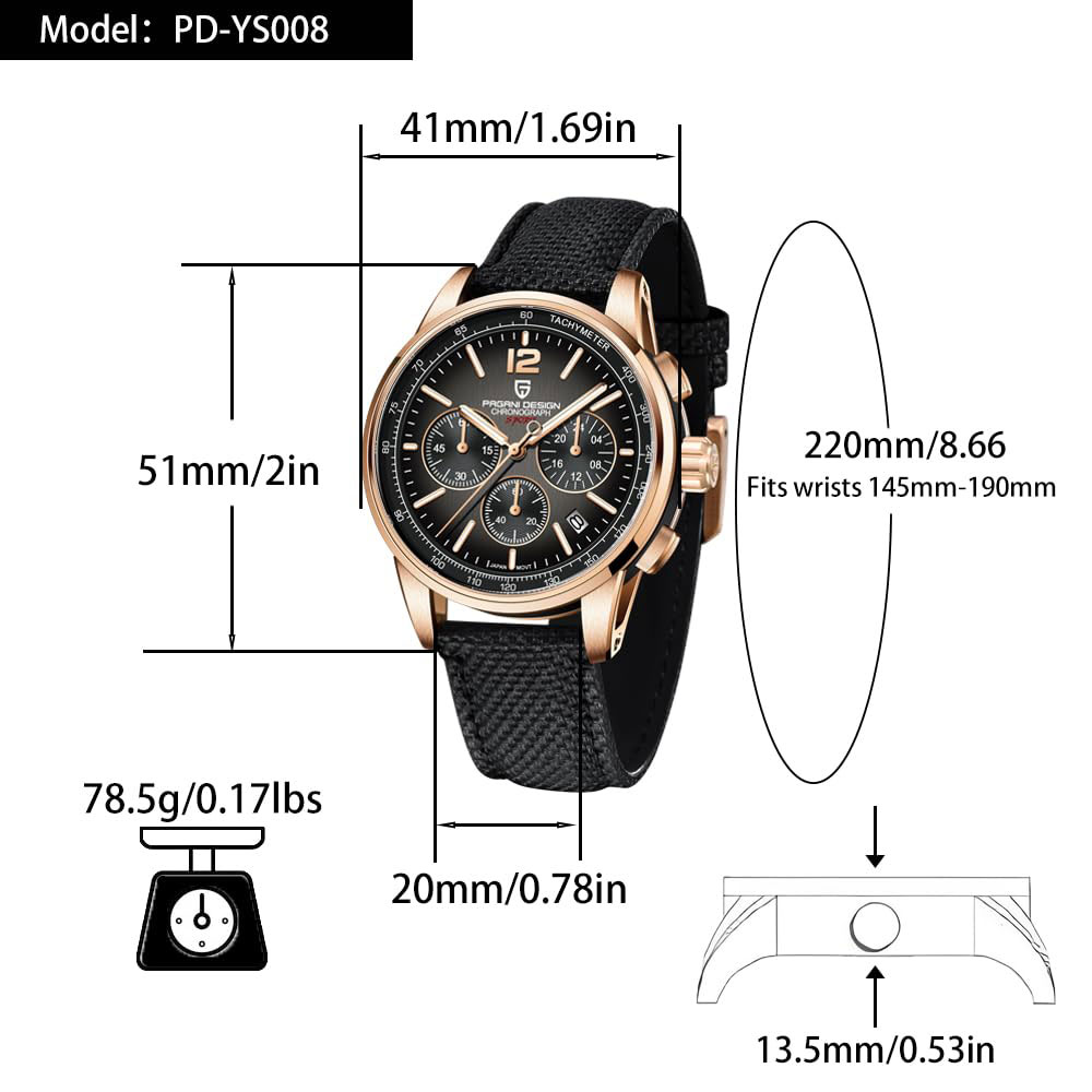 PAGANI DESIGN Jam Tangan Pria  - Anti-Magnetic Watch ulasan dan harga