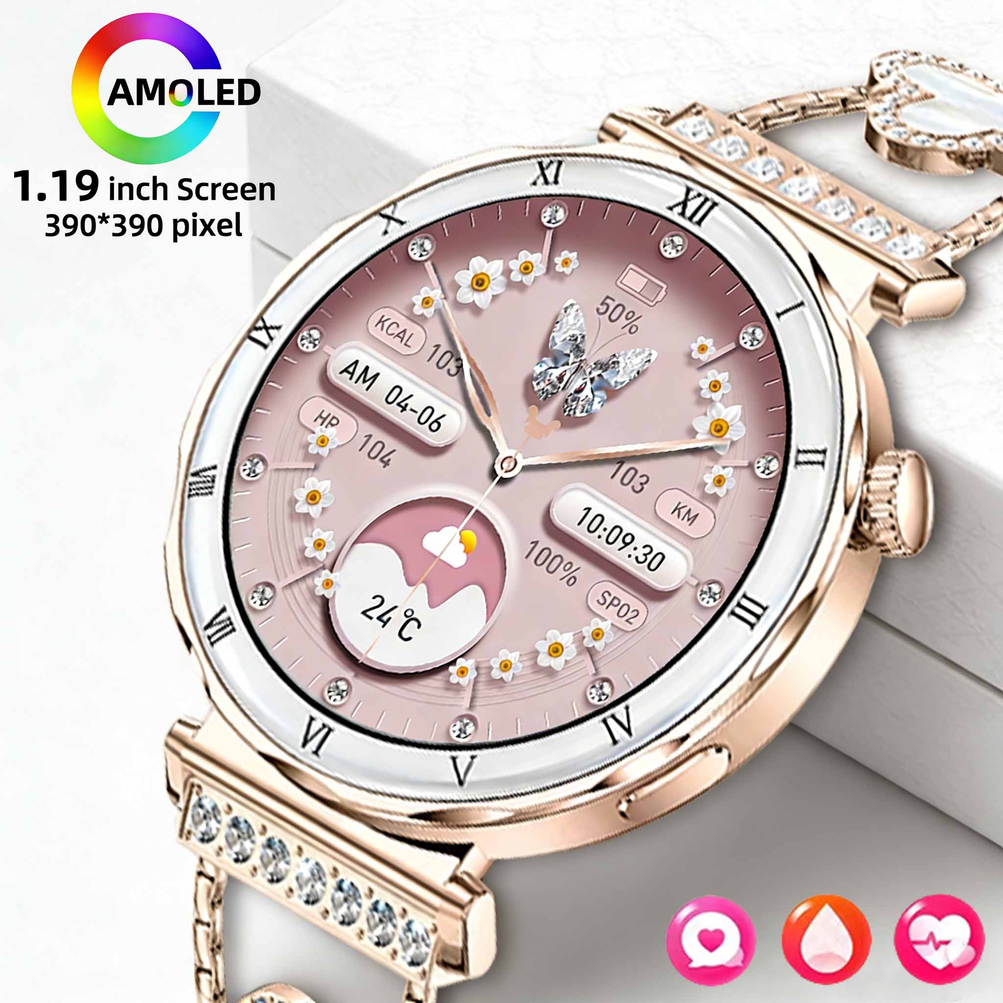 LIGE Jam Tangan Pintar Wanita  - Smartwatch Latest Watches For Women ulasan dan harga