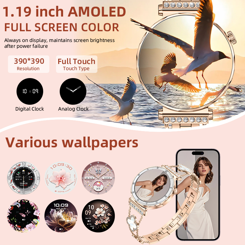 LIGE Jam Tangan Pintar Wanita  - Smartwatch Latest Watches For Women ulasan dan harga