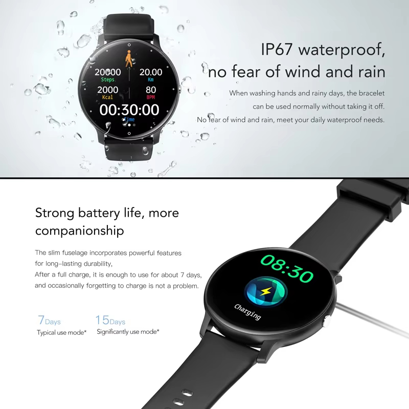 Jam Tangan Pintar Ultra-Tipis  - Smartwatch Slim Watches For Men ulasan dan harga
