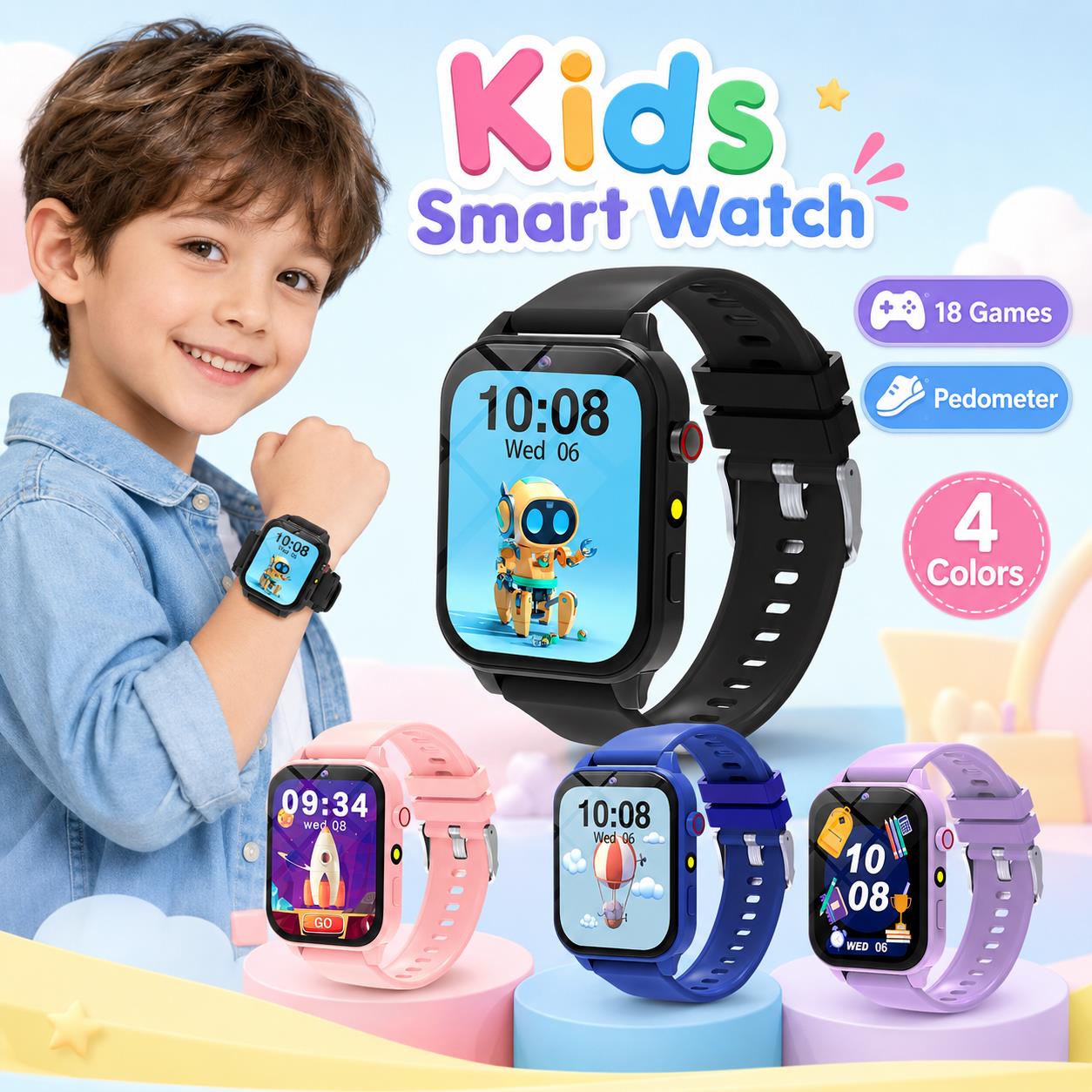Jam Tangan Pintar untuk Anak-a - Smartwatch Digital Watches For Girls ulasan dan harga