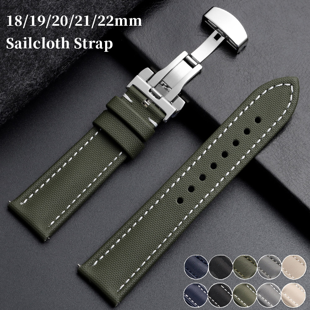 Tali Jam Tangan Kain Layar 18m - Omega Watches Smartwatch ulasan dan harga