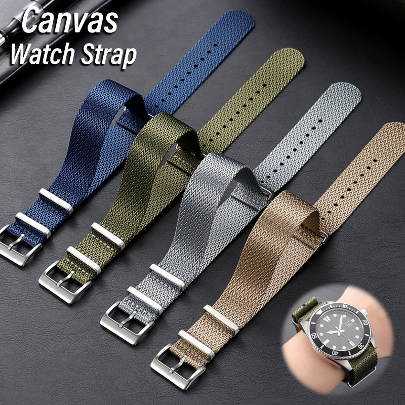 Tali Jam Tangan Nilon Kanvas 1 - Omega Watches Smartwatch ulasan dan harga