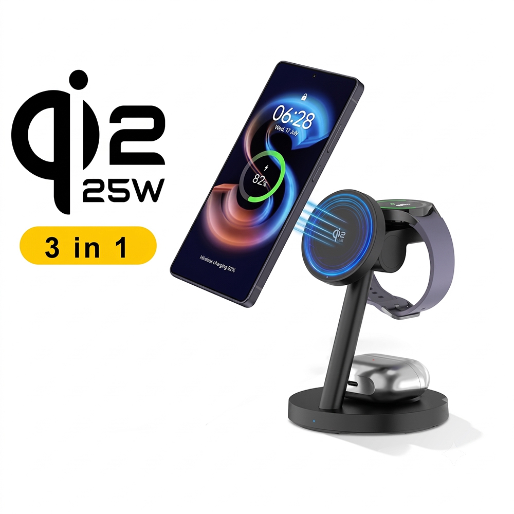 Qi2.2 25W Dock Pengisian Daya  - Watch Charging Dock ulasan dan harga