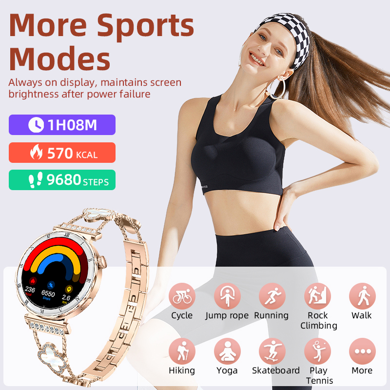Jam Tangan Pintar Mewah Wanita - Smartwatch Latest Watches For Women ulasan dan harga