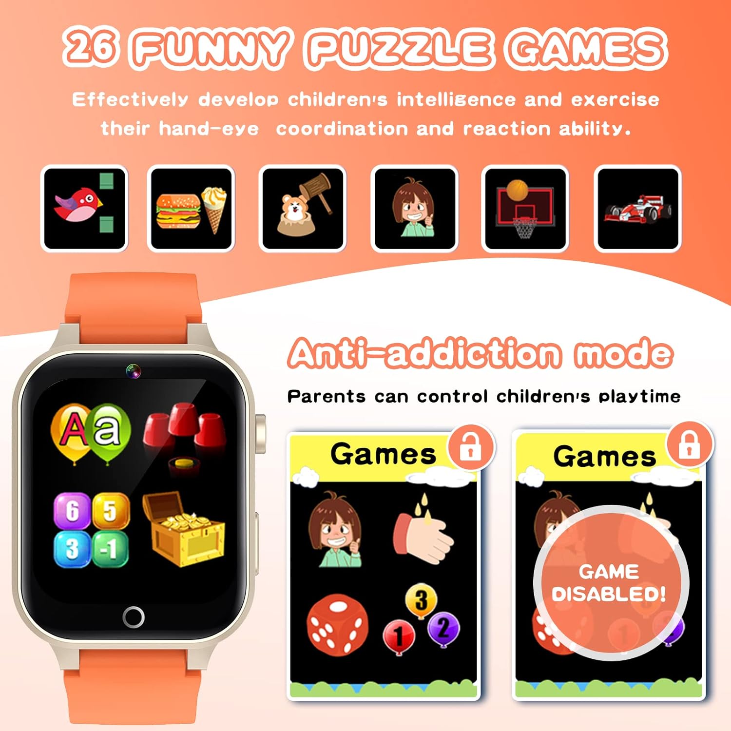 Jam tangan pintar game anak-an - Smartwatch Watches For Boys ulasan dan harga