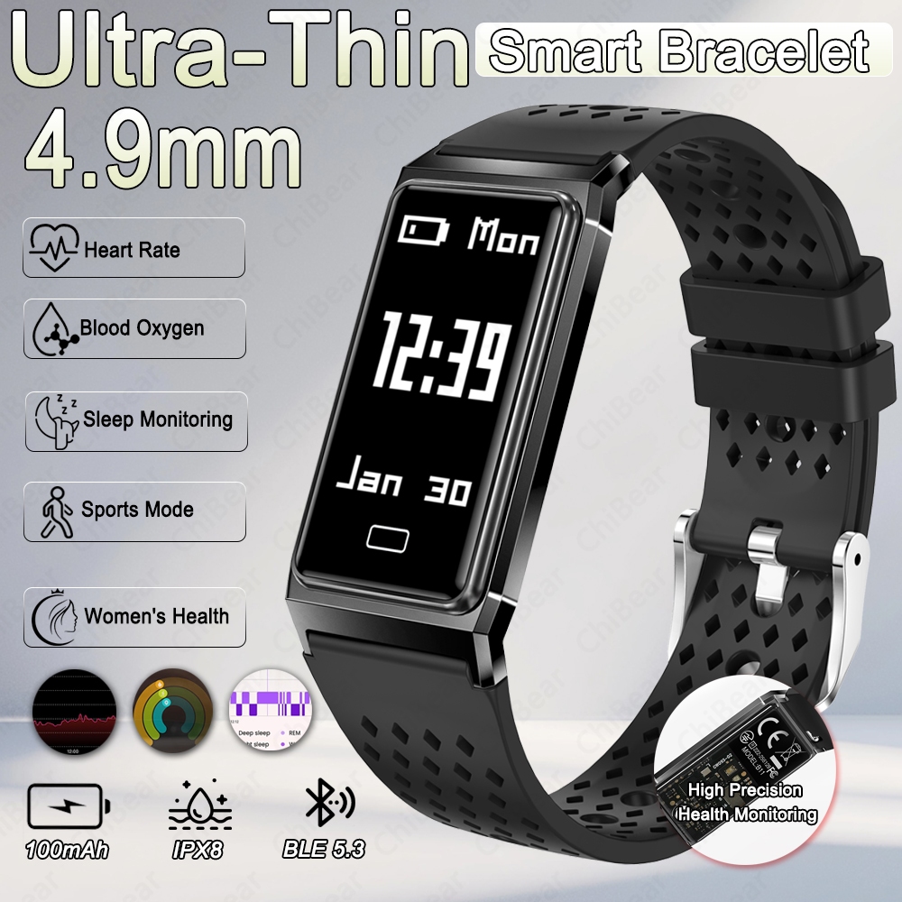 2026New 4.9mm Jam Tangan Pinta - Smartwatch Slim Watches For Men ulasan dan harga