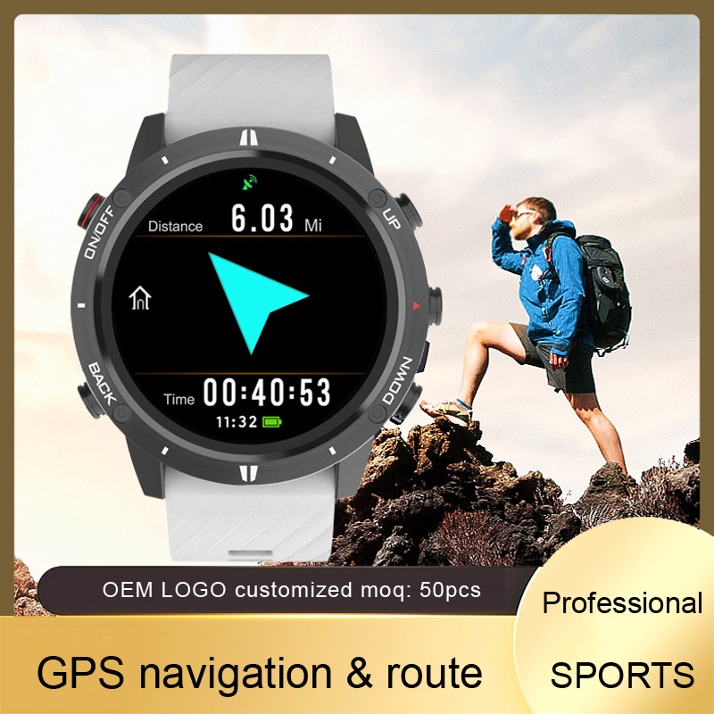 Sunroad olahraga GPS pria, jam - Smartwatch Watches For Men With Gps ulasan dan harga