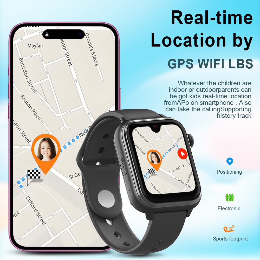 Jam Tangan Pintar GPS Wonlex K - Smartwatch Watches For Boys ulasan dan harga