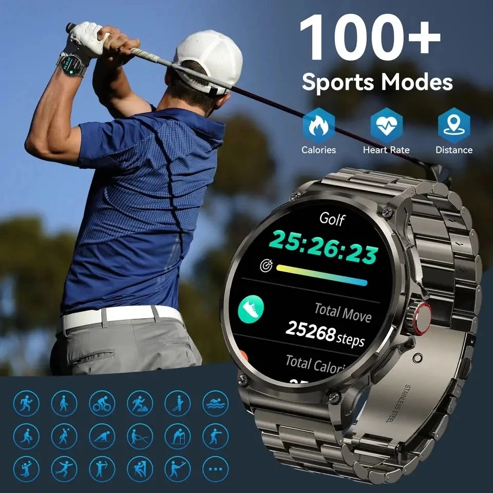 Jam Tangan Pintar Bluetooth Ca - Smartwatch Watches For Men With Gps ulasan dan harga