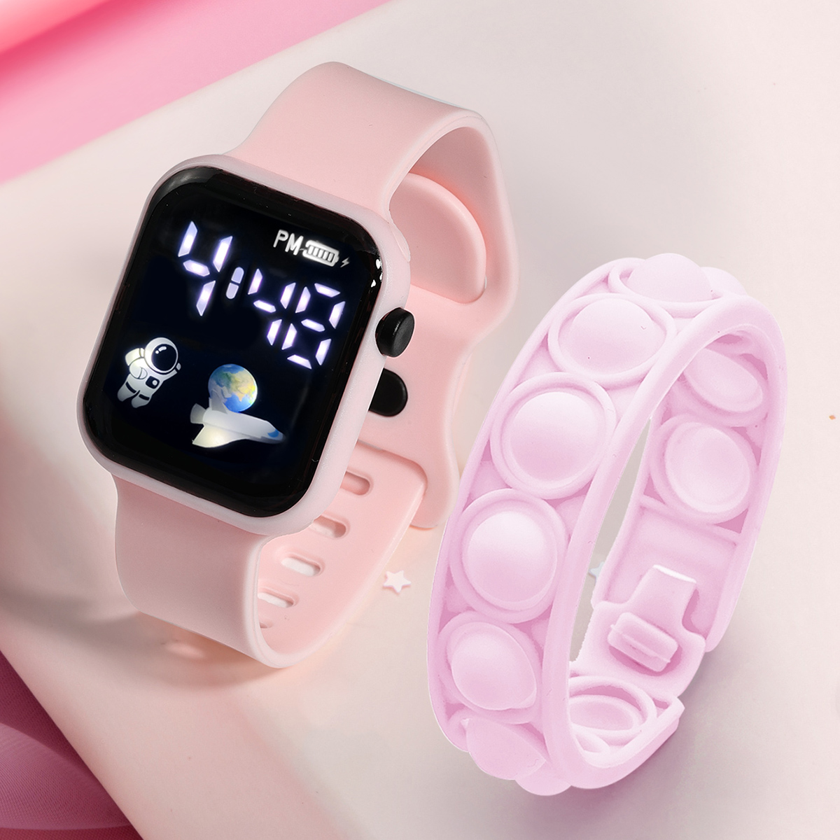 Jam tangan pintar anak, 2 buah - Smartwatch Watches Gift For Boys ulasan dan harga